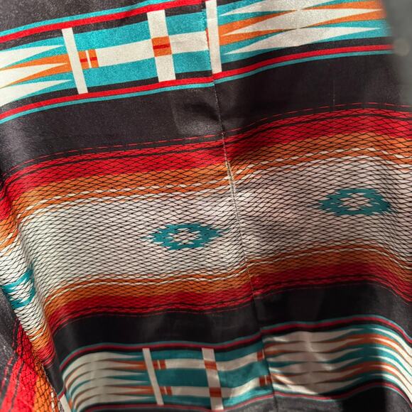 Billabong Southwest Print Lined Wool Cargo Jacket Mens XL Black Full Zip - Picture 8 of 13